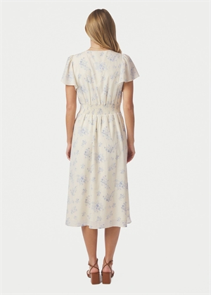 Eleni delicate flower kjole Creme Neo Noir 